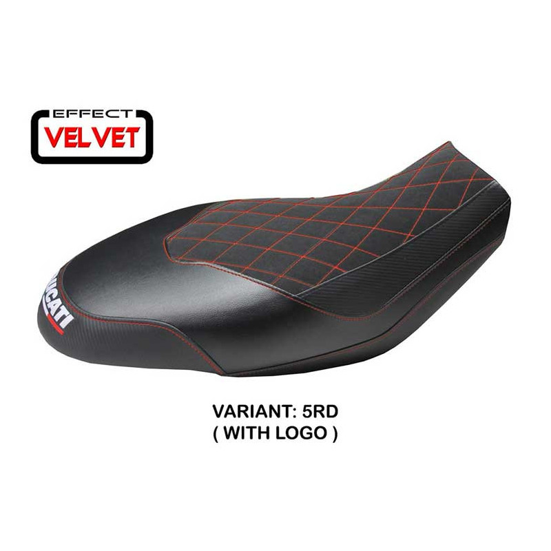 HOUSSE DE SELLE COMPATIBLE  DUCATI SCRAMBLER 400/800/1100 (15-22) MODÈLE ISCHIA
