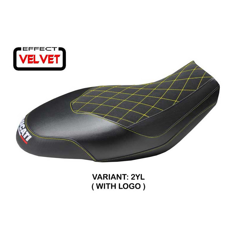 HOUSSE DE SELLE COMPATIBLE  DUCATI SCRAMBLER 400/800/1100 (15-22) MODÈLE ISCHIA