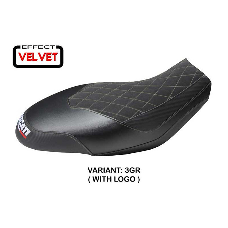 HOUSSE DE SELLE COMPATIBLE  DUCATI SCRAMBLER 400/800/1100 (15-22) MODÈLE ISCHIA