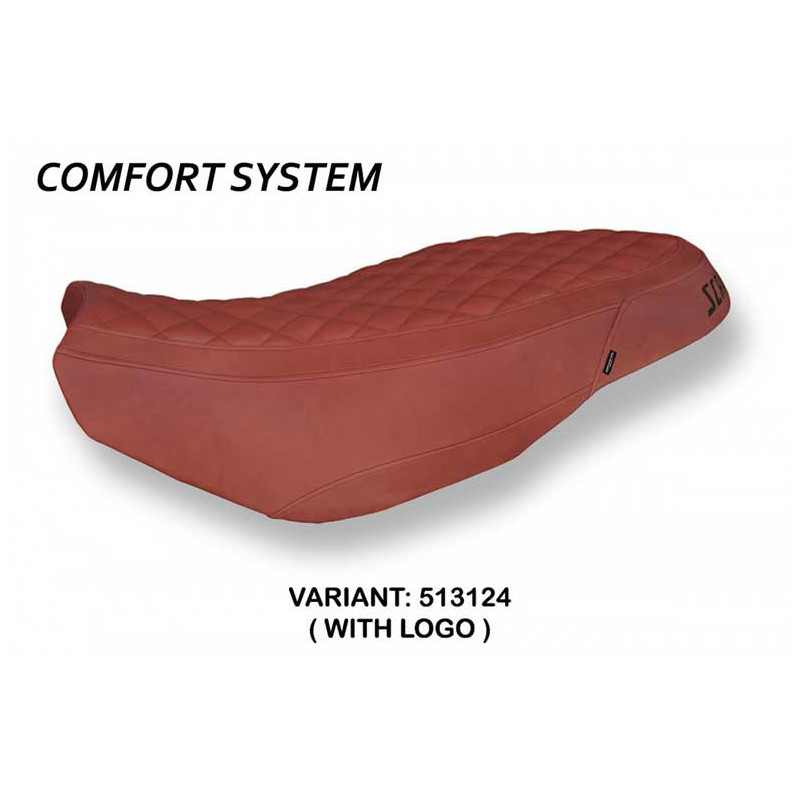 HOUSSE DE SELLE COMPATIBLE  DUCATI SCRAMBLER 400/800/1100 (15-22) MODÈLE VINTAGE