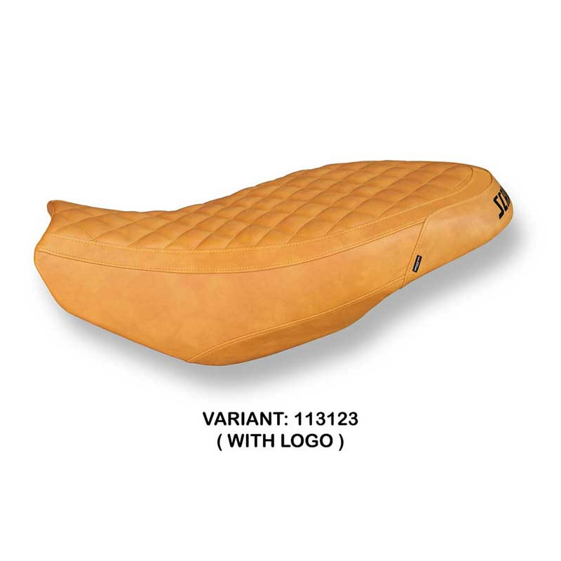 HOUSSE DE SELLE COMPATIBLE  DUCATI SCRAMBLER 400/800/1100 (15-22) MODÈLE VINTAGE