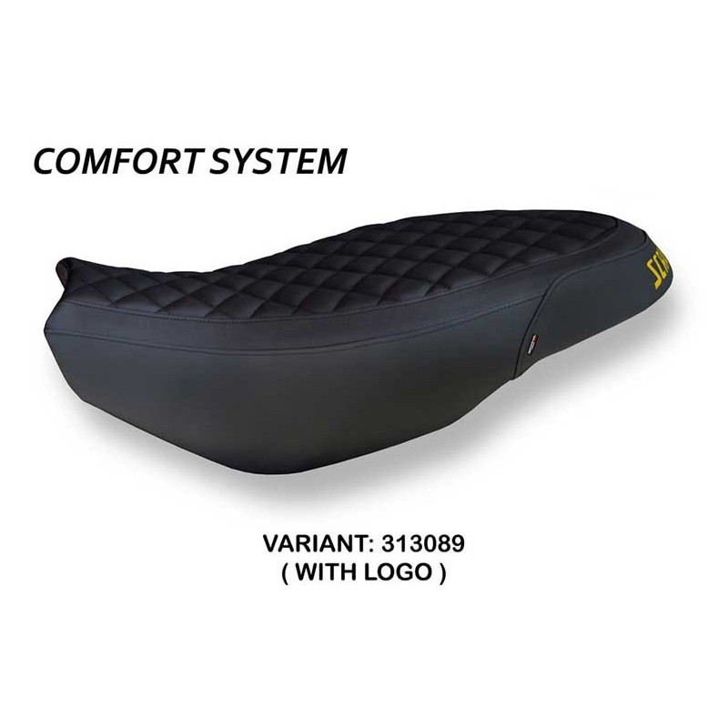 HOUSSE DE SELLE COMPATIBLE  DUCATI SCRAMBLER 400/800/1100 (15-22) MODÈLE VINTAGE