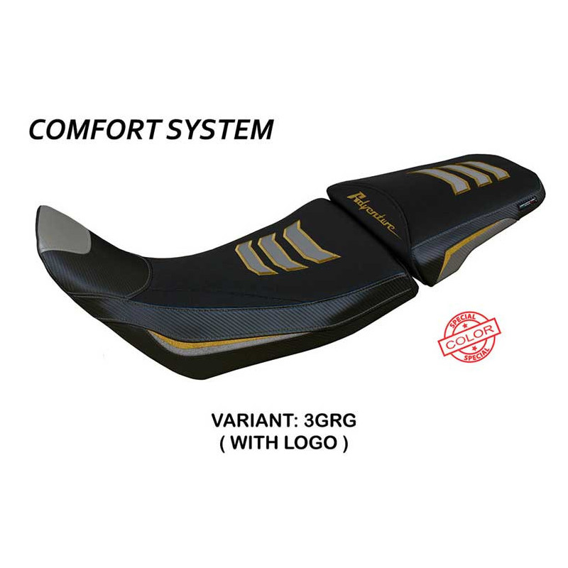 HOUSSE DE SELLE COMPATIBLE HONDA AFRICA TWIN 1100 (20-22) MODÈLE DELINE SPECIAL