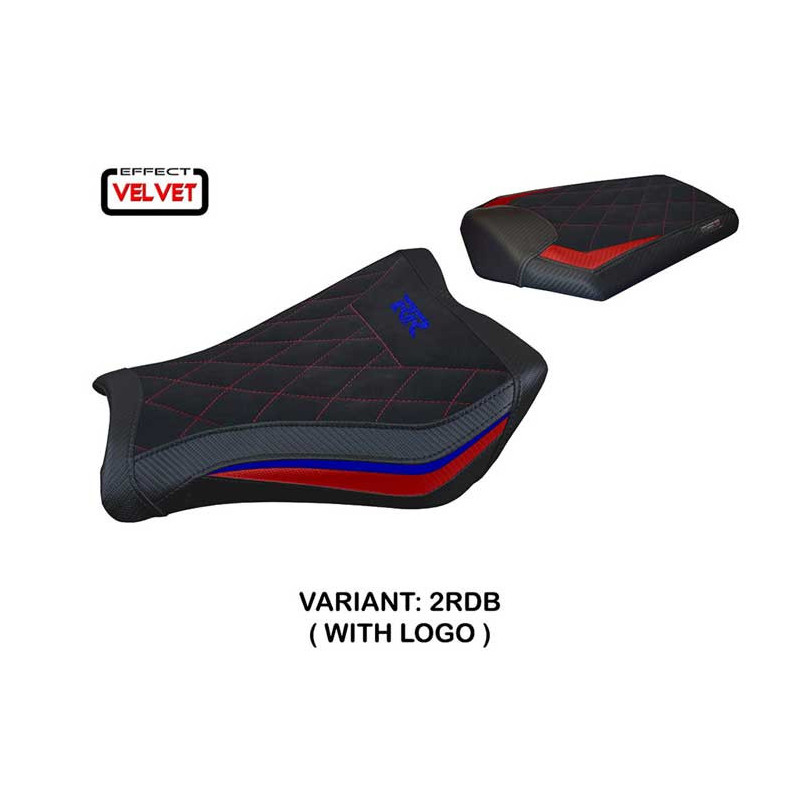 HOUSSE DE SELLE COMPATIBLE HONDA CBR 1000 RR (08-16) MODÈLE JANELA VELVET