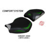 HOUSSE DE SELLE COMPATIBLE  KAWASAKI NINJA H2 1000 SX (18-22) MODÈLE MONIZ