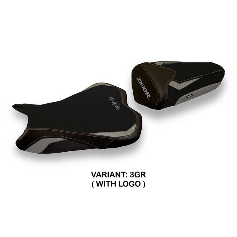 HOUSSE DE SELLE COMPATIBLE KAWASAKI NINJA ZX 10 R (08-10) MODÈLE RIGA 2