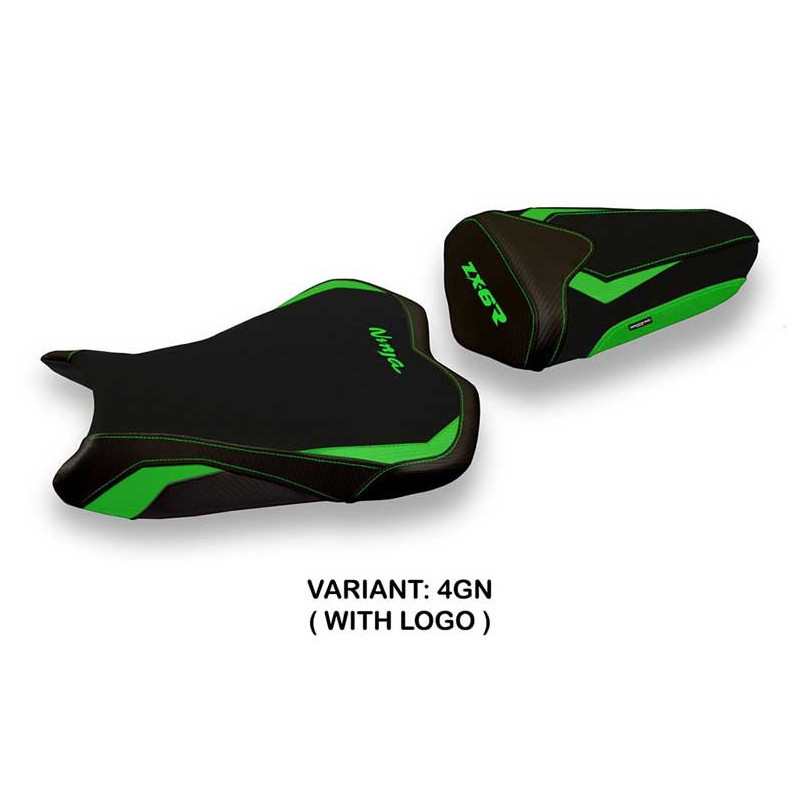 HOUSSE DE SELLE COMPATIBLE  KAWASAKI NINJA ZX 6 R (09-12) MODÈLE SANDY 2