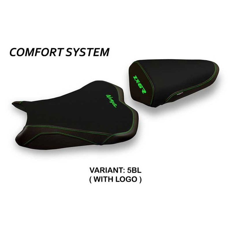 HOUSSE DE SELLE COMPATIBLE KAWASAKI NINJA ZX 6 R (13-18) MODÈLE LUANDA 2