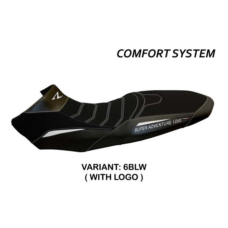 HOUSSE DE SELLE COMPATIBLE KTM 1290 SUPER ADVENTURE R (17-20) MODÈLE GINEVRA 2