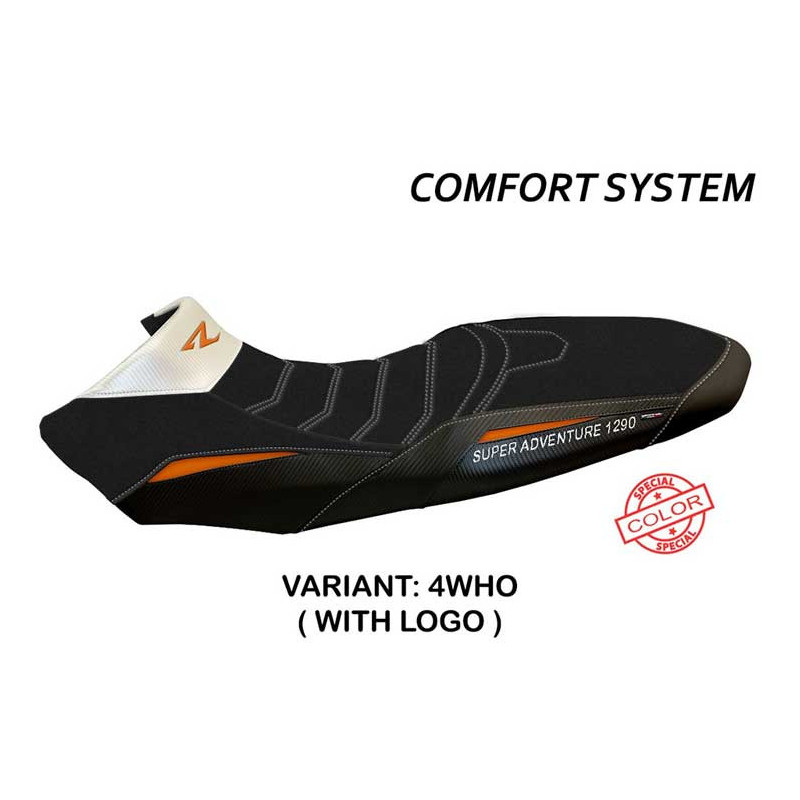 HOUSSE DE SELLE COMPATIBLE  KTM 1290 SUPER ADVENTURE R (17-20) MODÈLE GINEVRA SP