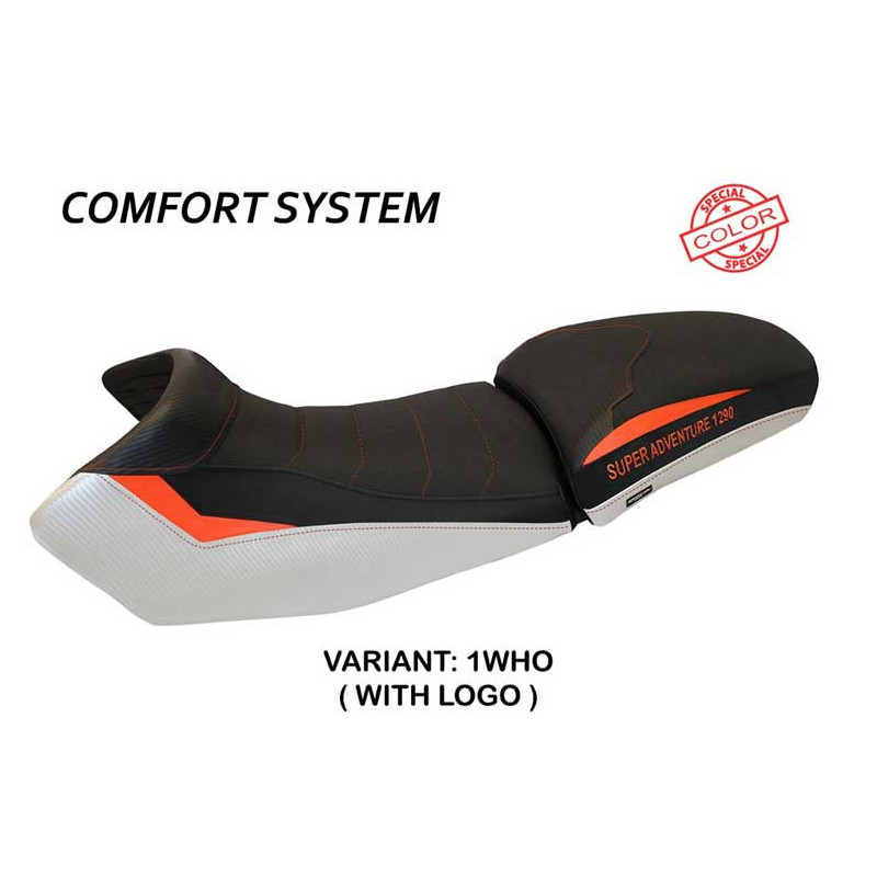 HOUSSE DE SELLE COMPATIBLE  KTM 1290 SUPER ADVENTURE S - T (15-20) MODÈLE EDEN S