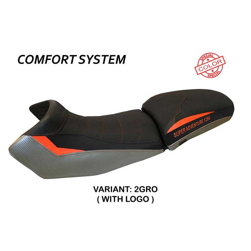 HOUSSE DE SELLE COMPATIBLE  KTM 1290 SUPER ADVENTURE S - T (15-20) MODÈLE EDEN S