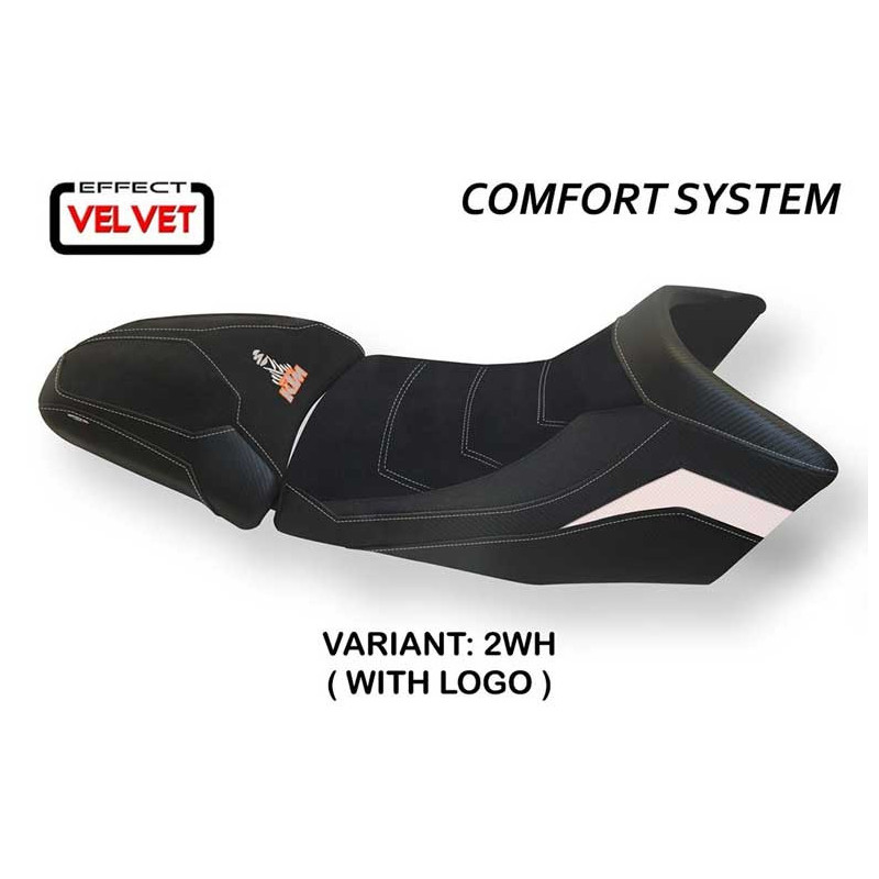 HOUSSE DE SELLE COMPATIBLE KTM 1290 SUPER ADVENTURE S - T (15-20) MODÈLE GAETA V