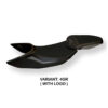 HOUSSE DE SELLE COMPATIBLE  KTM 1290 SUPER DUKE R (14-19) MODÈLE DARIUS 3