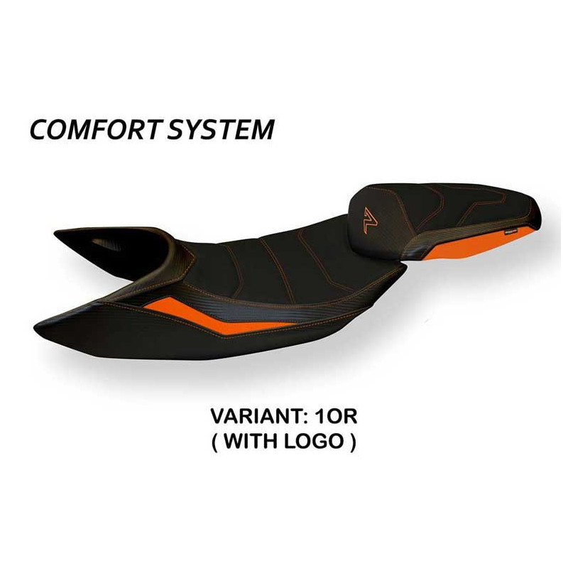 HOUSSE DE SELLE COMPATIBLE KTM 1290 SUPER DUKE R (14-19) MODÈLE JANNA 3