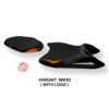 HOUSSE DE SELLE COMPATIBLE  KTM 790 DUKE (18-20) MODÈLE MESTRE 2 STANDARD, ORANG