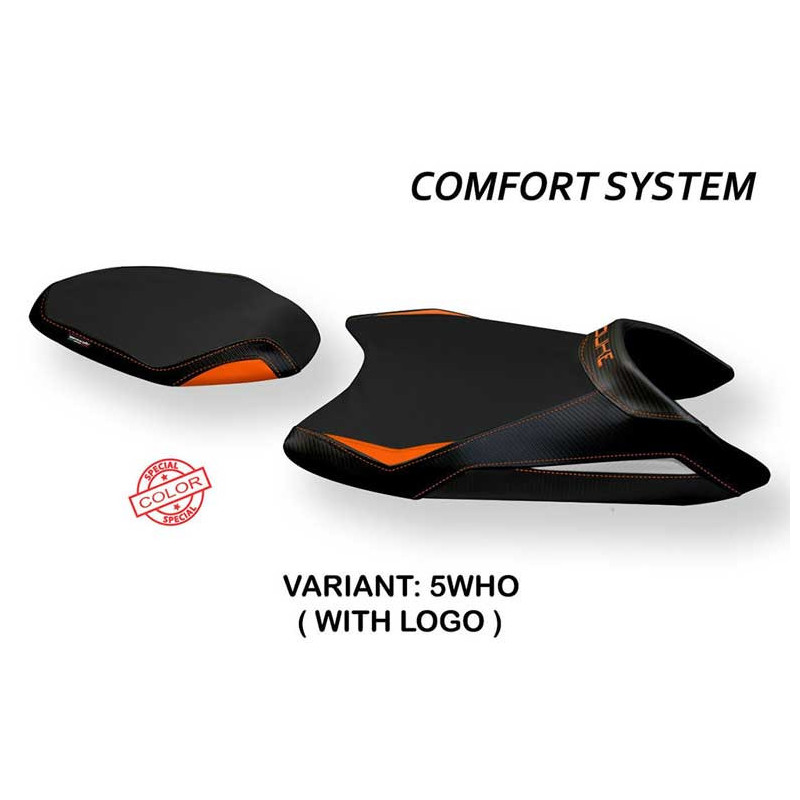 HOUSSE DE SELLE COMPATIBLE  KTM 790 DUKE (18-20) MODÈLE MIRANO 2