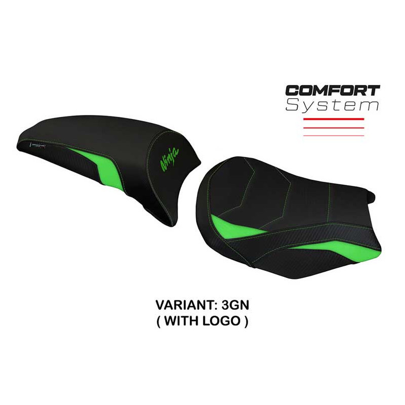 HOUSSE DE SELLE COMPATIBLE LE MODÈLE KAWASAKI NINJA 650 (17-22) SIHU
