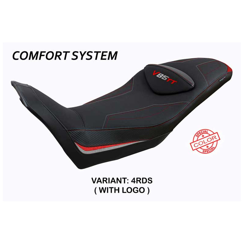 HOUSSE DE SELLE COMPATIBLE  MOTO GUZZI V85 TT (19-22) MODÈLE EVERETT