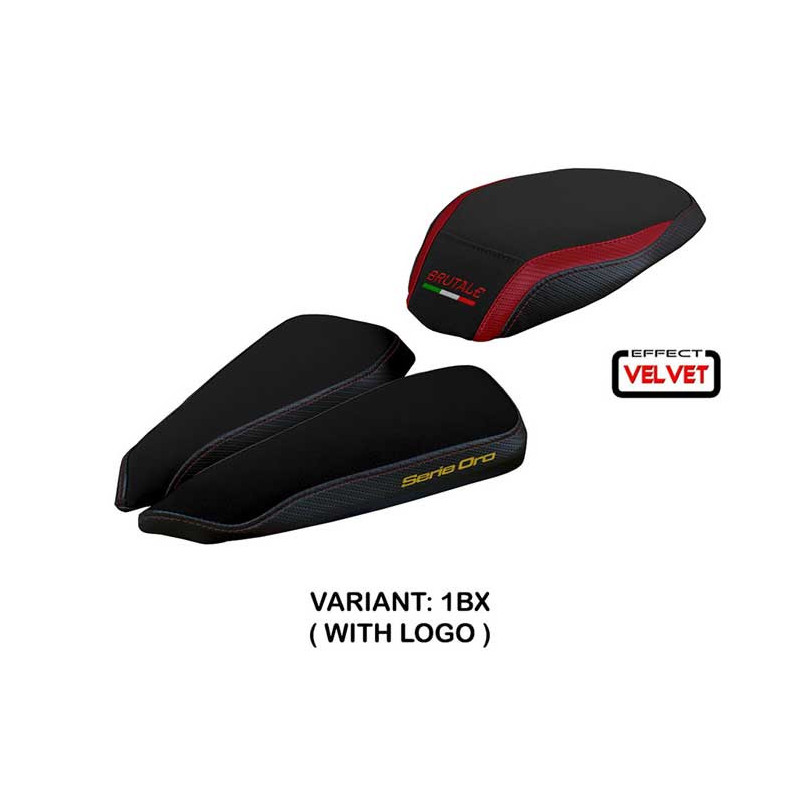HOUSSE DE SELLE COMPATIBLE MV AGUSTA BRUTALE 1000 RR (20-22) MODÈLE ADAI VELVET