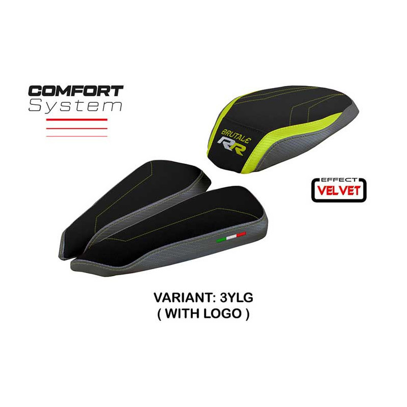 HOUSSE DE SELLE COMPATIBLE MV AGUSTA BRUTALE 1000 RR (20-22) MODÈLE MEILAN VELVE