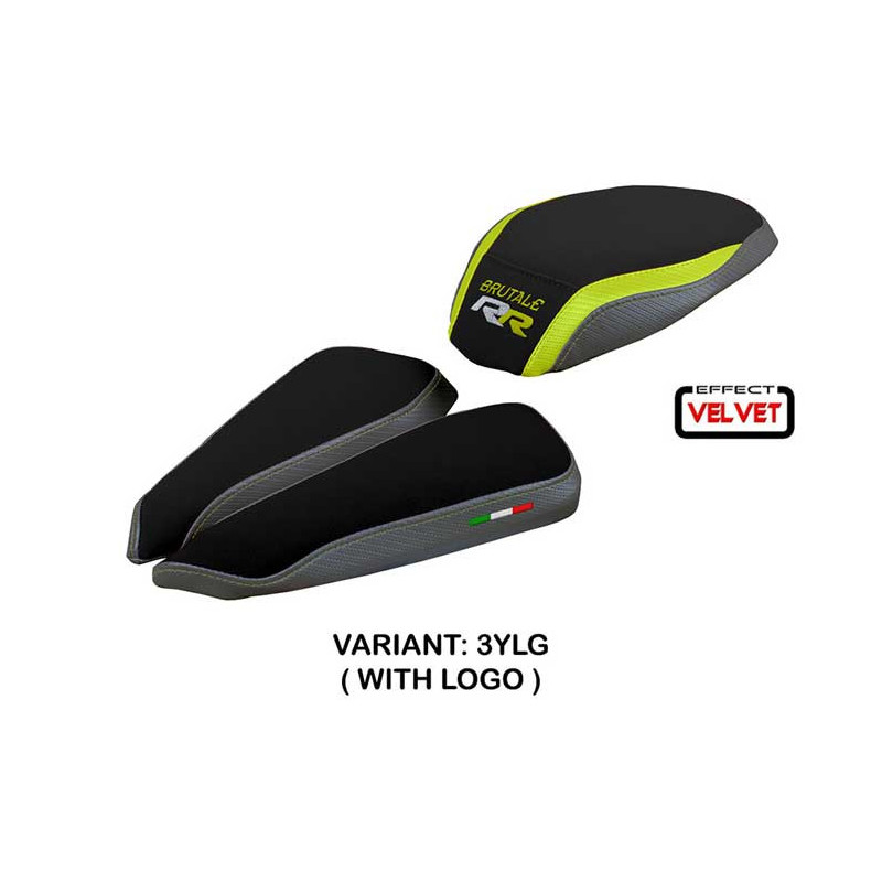 HOUSSE DE SELLE COMPATIBLE MV AGUSTA BRUTALE 1000 RR (20-22) MODÈLE MEILAN VELVE