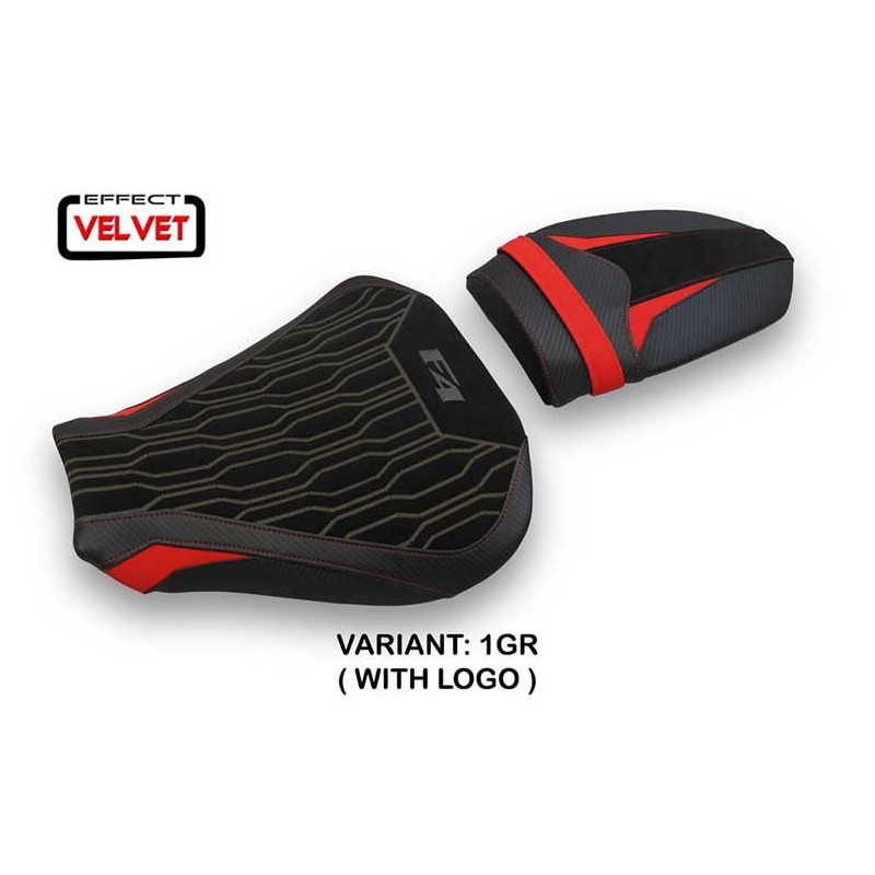 HOUSSE DE SELLE COMPATIBLE MV AGUSTA F4 (10-20) MODÈLE LENDORF VELVET
