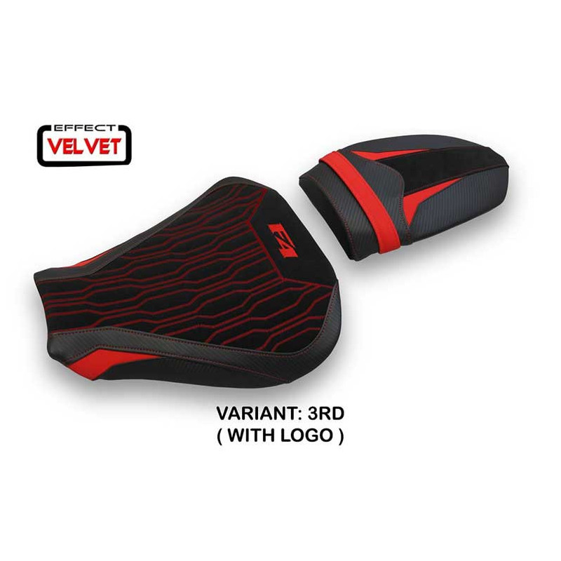 HOUSSE DE SELLE COMPATIBLE MV AGUSTA F4 (10-20) MODÈLE LENDORF VELVET