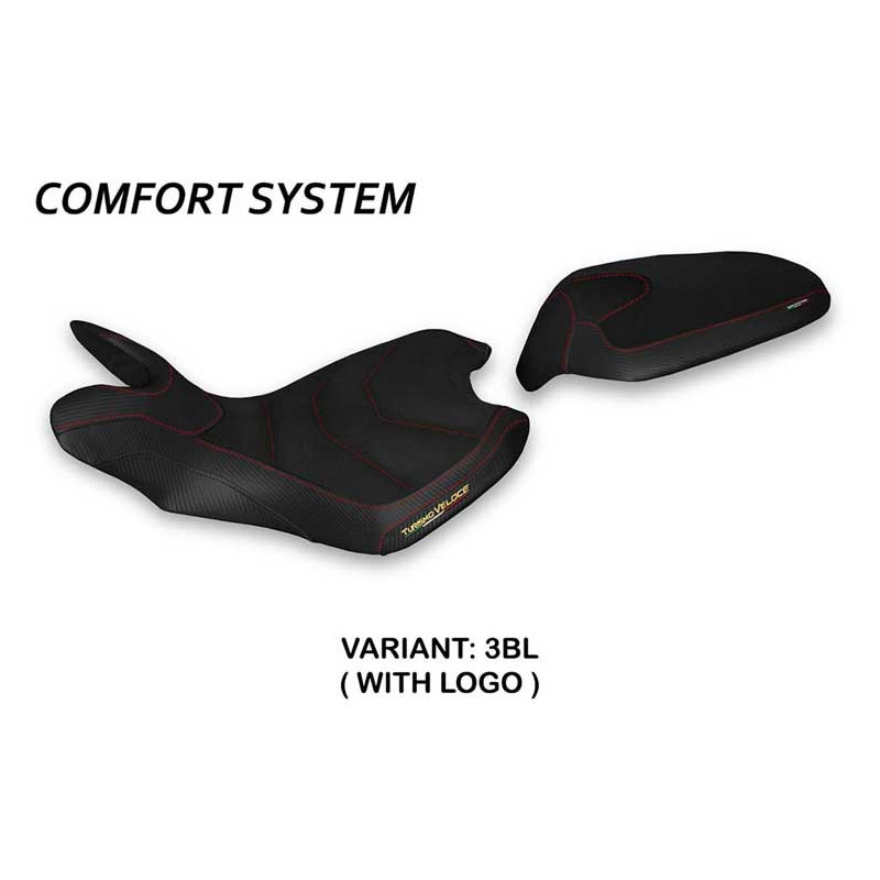 HOUSSE DE SELLE COMPATIBLE  MV AGUSTA TURISMO VELOCE (21-22) MODÈLE LINDT