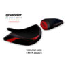 HOUSSE DE SELLE COMPATIBLE SUZUKI GSX S 1000 (21-22) MODÈLE LINDI CONFORT, BLEU,