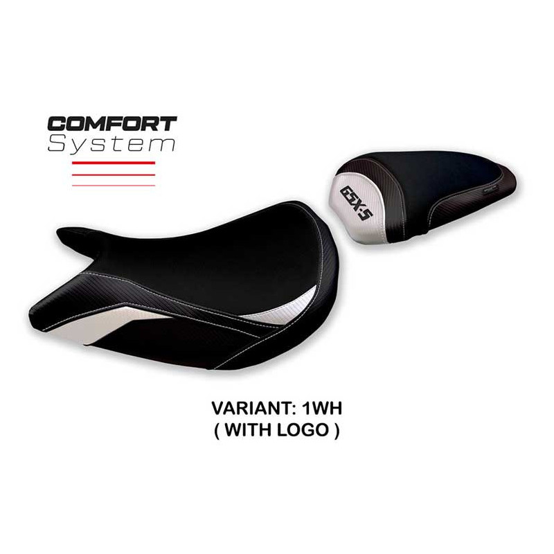 HOUSSE DE SELLE COMPATIBLE SUZUKI GSX S 1000 (21-22) MODÈLE LINDI CONFORT, BLEU,