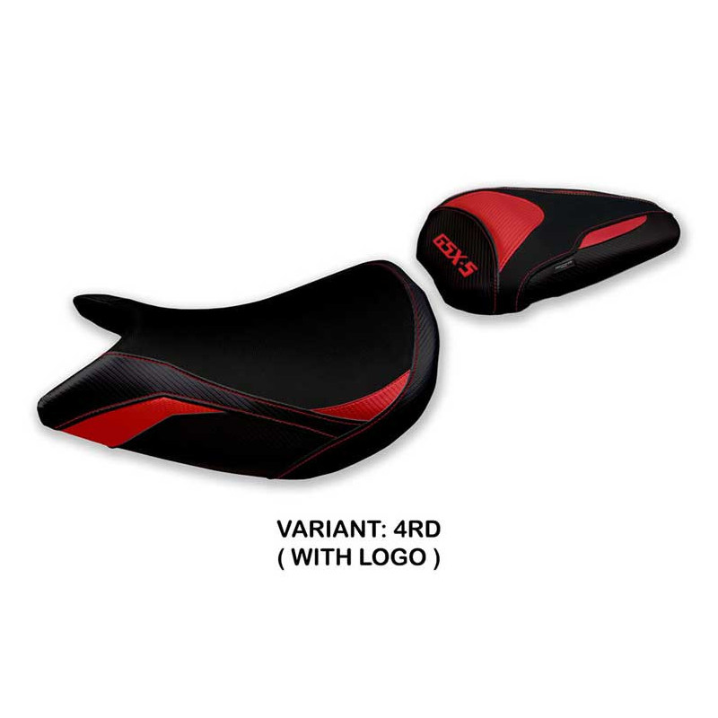 HOUSSE DE SELLE COMPATIBLE SUZUKI GSX S 1000 (21-22) MODÈLE LINDI CONFORT, BLEU,