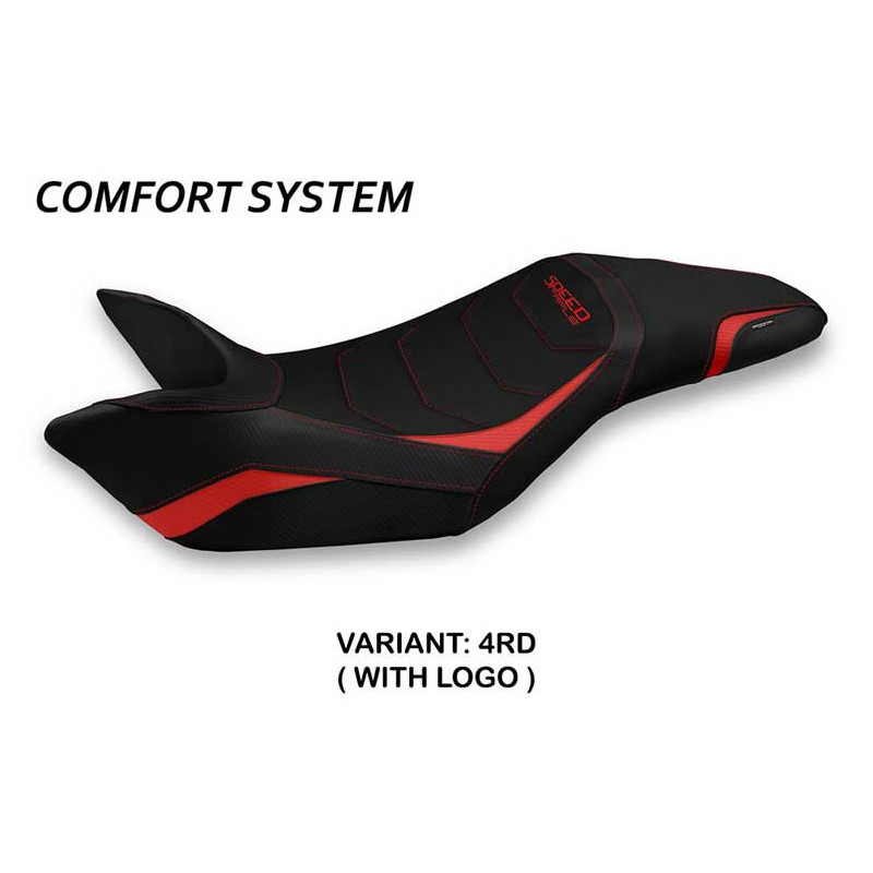HOUSSE DE SELLE COMPATIBLE TRIUMPH SPEED TRIPLE (11-15) MODÈLE GHIBELLINA 1