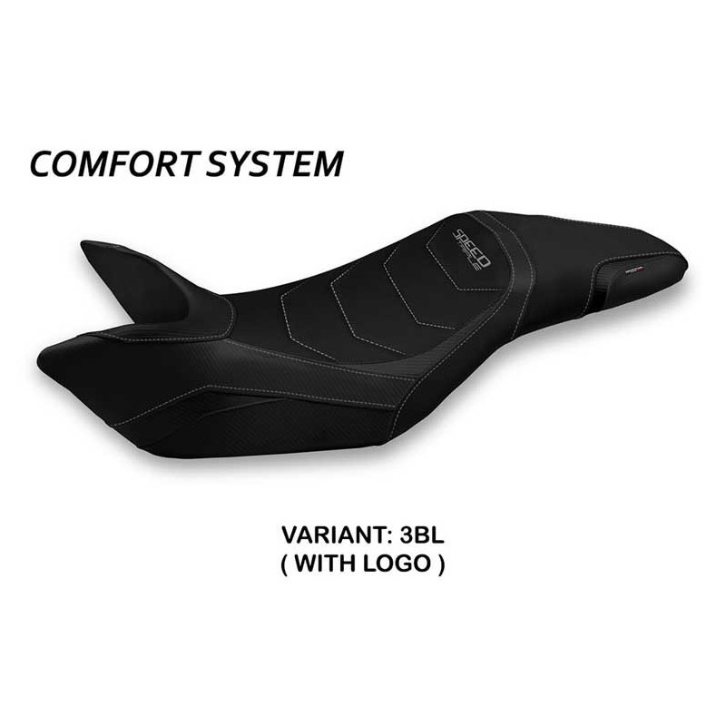 HOUSSE DE SELLE COMPATIBLE TRIUMPH SPEED TRIPLE (11-15) MODÈLE GHIBELLINA 1
