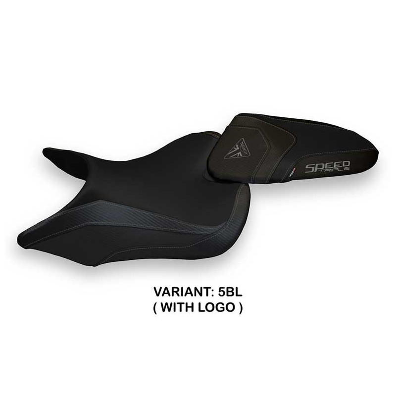 HOUSSE DE SELLE COMPATIBLE TRIUMPH SPEED TRIPLE (16-21) MODÈLE LAZISE 1