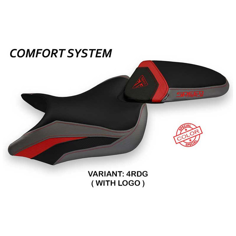 HOUSSE DE SELLE COMPATIBLE TRIUMPH SPEED TRIPLE (16-21) MODÈLE MAGLIE SPECIAL CO