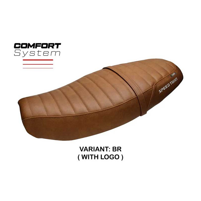 HOUSSE DE SELLE COMPATIBLE | TRIUMPH SPEED TWIN 1200 2019-2026 | MOD BOMLO