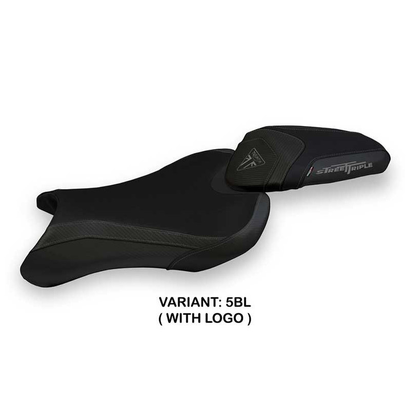 HOUSSE DE SELLE COMPATIBLE TRIUMPH STREET TRIPLE (17-22) MODÈLE SARZANA 1 STANDA