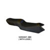 HOUSSE DE SELLE COMPATIBLE YAMAHA FZ6 RAZER (04-11) MODÈLE IVAN TOTAL BLACK