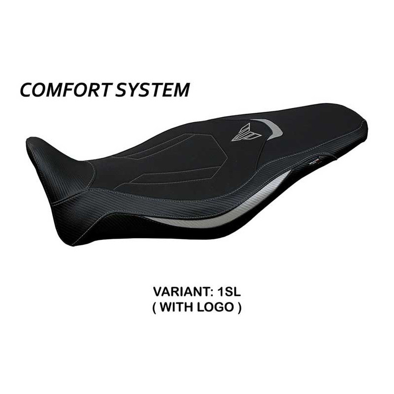 HOUSSE DE SELLE COMPATIBLE YAMAHA MT-09 (21-22) MODÈLE ATOS CONFORT, BLEU, AVEC