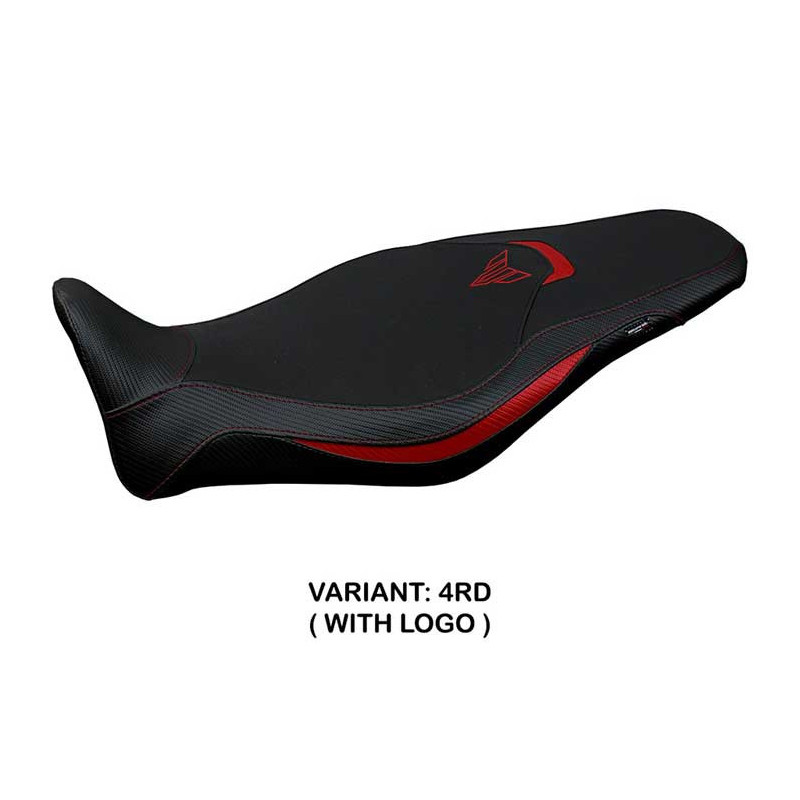 HOUSSE DE SELLE COMPATIBLE YAMAHA MT-09 (21-22) MODÈLE ATOS CONFORT, BLEU, AVEC
