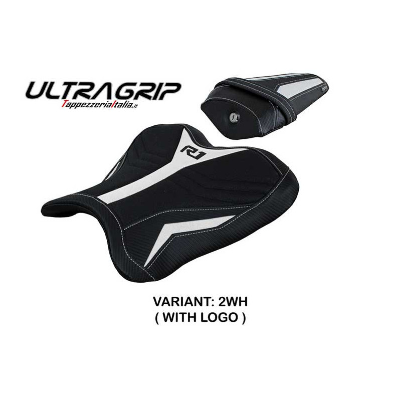 HOUSSE DE SELLE COMPATIBLE YAMAHA R1 (15-22) MODÈLE KAGRAN ULTRAGRIP, NOIR, AVEC