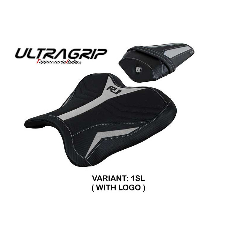 HOUSSE DE SELLE COMPATIBLE YAMAHA R1 (15-22) MODÈLE KAGRAN ULTRAGRIP, NOIR, AVEC