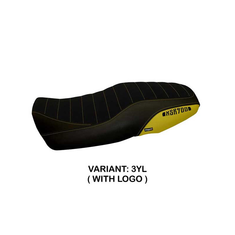 HOUSSE DE SELLE COMPATIBLE  YAMAHA XSR 900 (16-20) MODÈLE PUERTO RICO 5