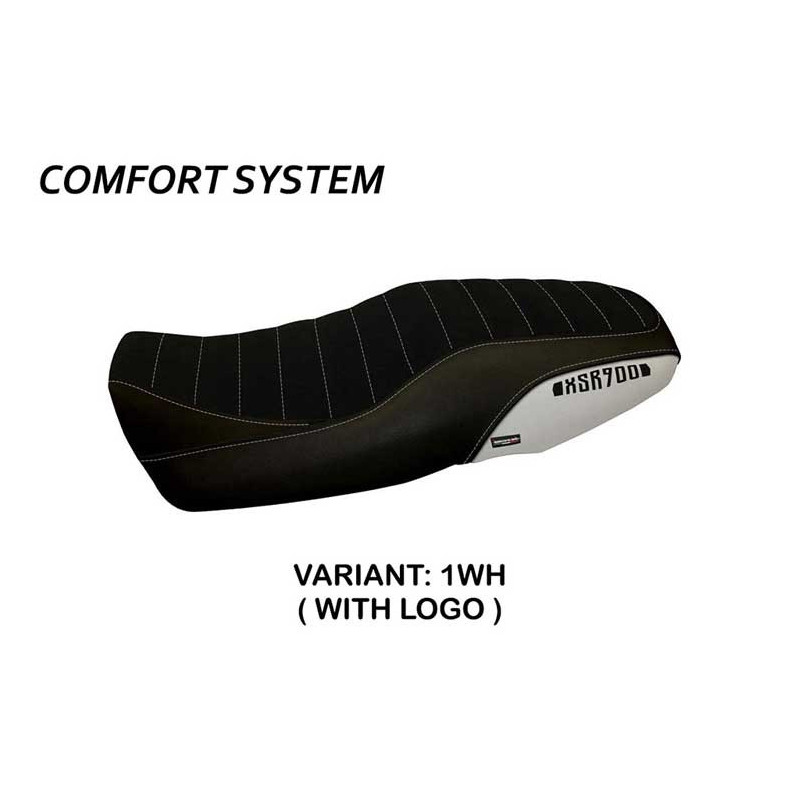 HOUSSE DE SELLE COMPATIBLE  YAMAHA XSR 900 (16-20) MODÈLE PUERTO RICO 5