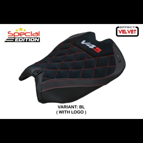 Housse de selle Ducati Panigale V4 2025 mod Argenta Special Edition Velvet