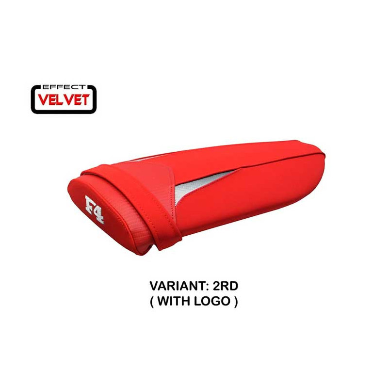 HOUSSE DE SELLE PASSAGER POUR MV AGUSTA F4 (99-09) MODÈLE SOMA VELVET