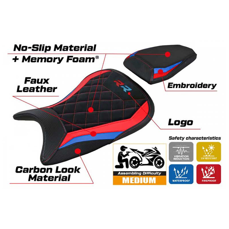 HOUSSE DE SELLE TAPPEZZERIA S 1000 RR MODELE AICHEN
