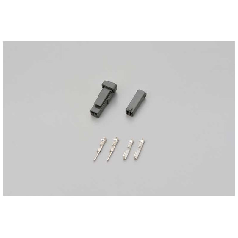 JEU DE PRISE 2 BROCHES GRIS CLIGNOTANTS SUZUKI