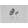 JEU DE PRISE 2 BROCHES GRIS POUR CLIGNOTANTS KAWASAKI